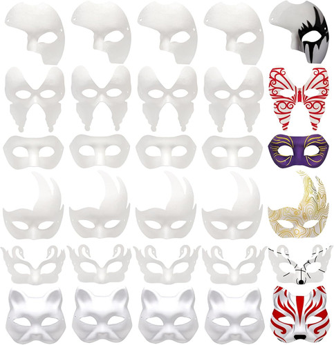 Pack paper mache art - paper, masks