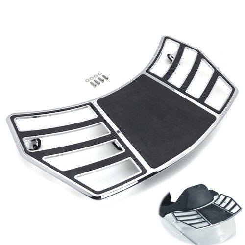 Chrome rear trunk luggage - chrome,