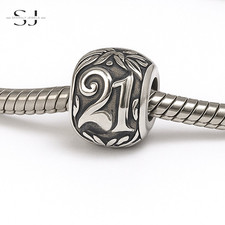 Happy 21st Birthday Charm Bead