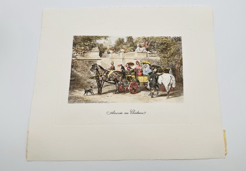 Vintage coloured print - coloured,