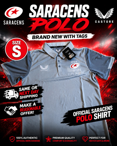 Saracens rugby polo shirt - polo,