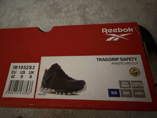 New reebok trailgrip safety - new,