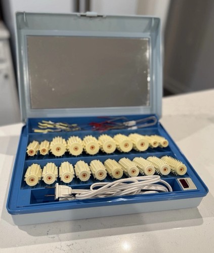 Vtg hair curlers - curlers, clairol