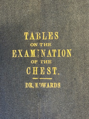 Tables the examination of - on,