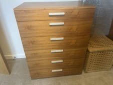 Dwell 6 Drawer Wooden Unit In