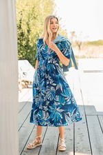 Weird Fish Dilsha Printed Midi