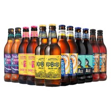 Adnams Bottled Beer Taster Selection | 12 x 500ml Bottles | Craft Beer Gift Set