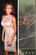 Dusky Pink Nude Midi Lace