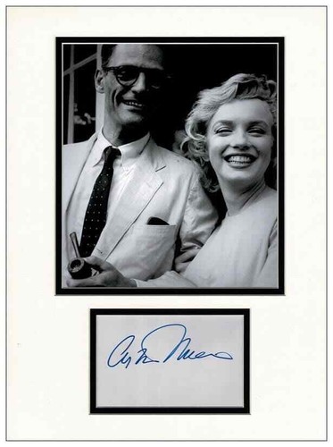 Arthur miller autograph signed - miller,