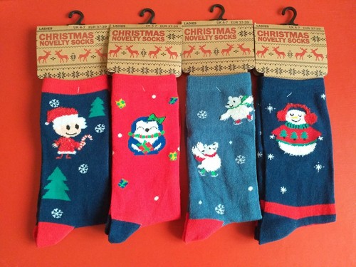 Ladies womens christmas - womens, socks