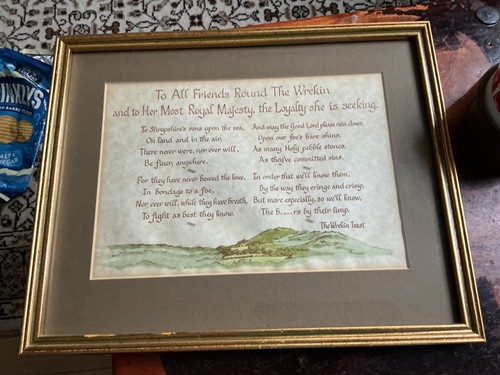 Framed poem the - a, "the
