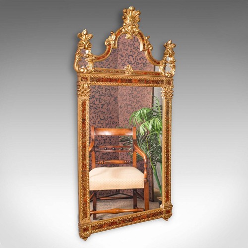 Tall vintage hall mirror - vintage,