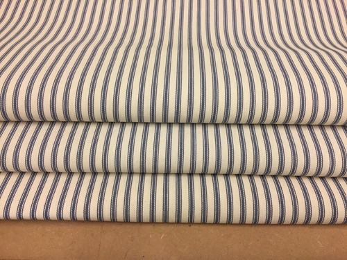 French ticking blue - ticking,