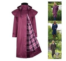Ladies Champion Sandringham Waterproof Equestrian Horse Riding Long Cape Coat