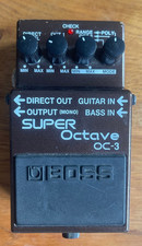 Boss OC-3 Super Octave Guitar/Bass Efx Pedal classic effect
