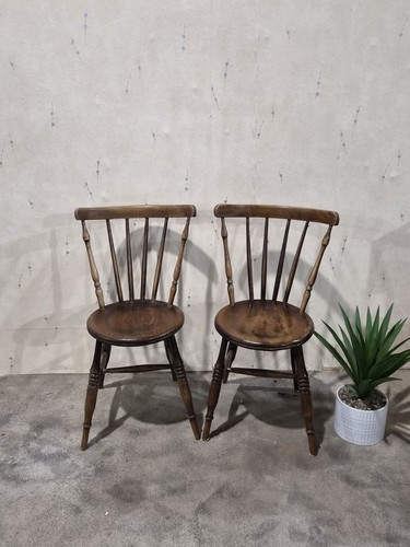 Antique victorian penny chairs - victorian,