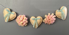 Hearts and Pompoms felt