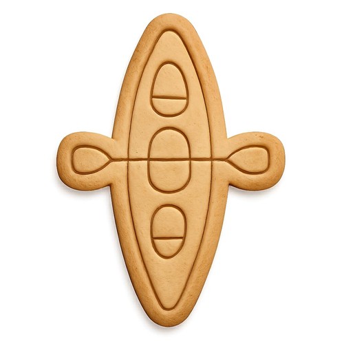 Tandem kayak cookie cutter - tandem,