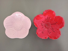 Flying Tiger Flower Trinket Dishes (includes 2)