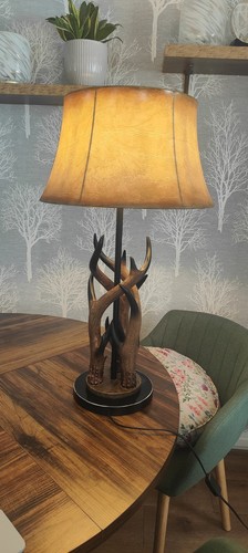 Antler table lamps - lamps, faux