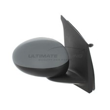 Peugeot 107 2005-2015 Door Wing Mirror Manual Primed Drivers Side Right Hand