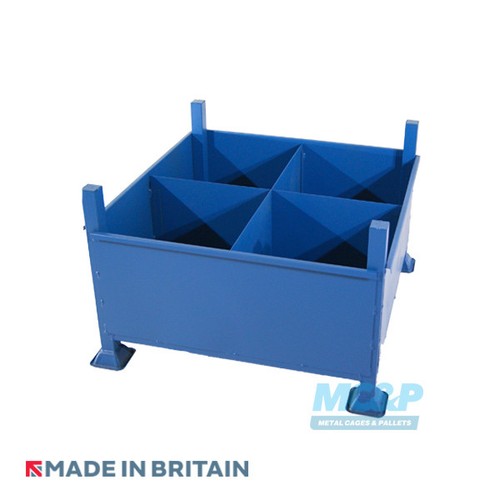 Metal stillage with solid - metal,