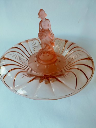 Art deco pink - art, glass