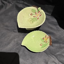 Carlton Ware Apple Blossom Leaf Shaped Dishes