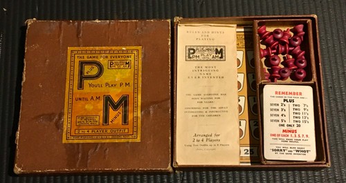 1930s vintage board card game - vintage,
