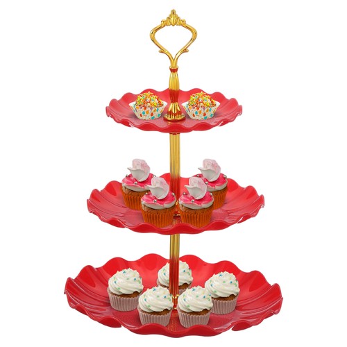 2pcs tier cupcake - 3-tier, stand