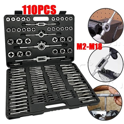 Tap and die set - and, 110-piece