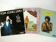 Tom Jones 3 x LP Job Lot Green