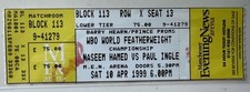 Boxing Memorabilia Box Fight