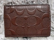 COACH Leather ID/CREDIT CARD