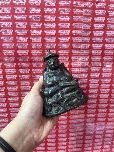 Vintage bronze thai buddha - vintage,