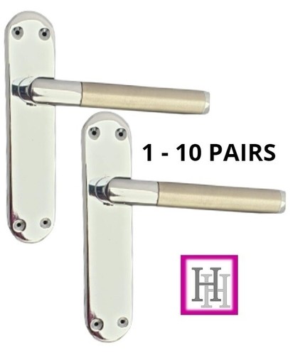 Door handles lever latch - lever, satin