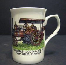  1 Mug Wombat’ FOWLER STEAM ENGINE fine bone china mug cup beaker