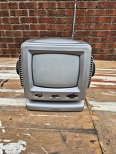 Nikkai Portable Television With Built In AM/ FM Vintage Unsure If Working