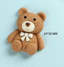 CUTE BEAR RESIN FLATBACK