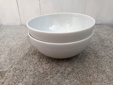 Ikea Sweden Set Of 2 White Soup/Chili/Cereal Bowls