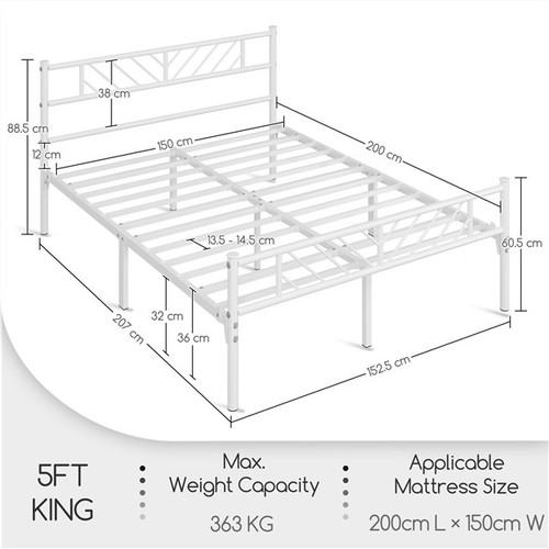 King size minimalist - size,