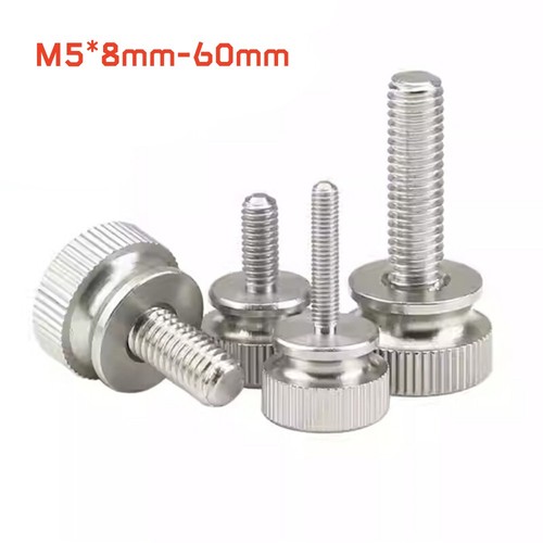 8mm 60mm knurled thumb - m5,