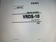 Teac Vrds-10 Service Manual
