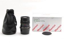 [TOP MINT] Mamiya N 65mm f4 L Medium Format Lens box For Mamiya 7 II From JAPAN