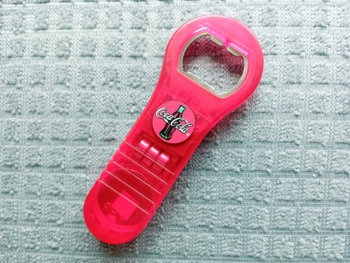 Coca cola bottle opener - coca,