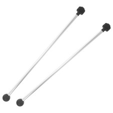  2 Pcs Xylophone Sticks Rubber Hammer Mallet Percussion Marimba Mallets
