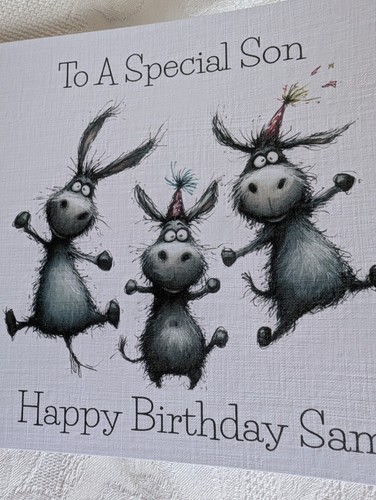 Personalised birthday card - birthday,