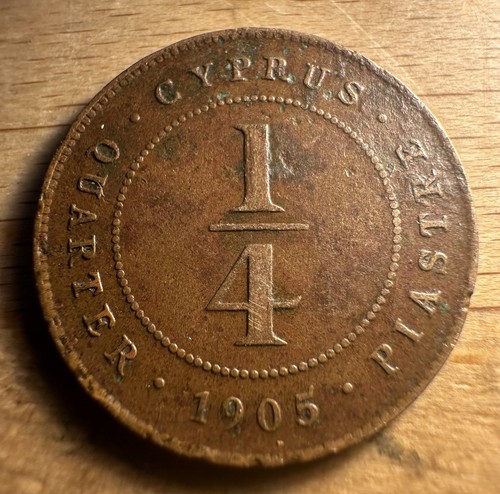 Cyprus quarter piastres dated - quarter,