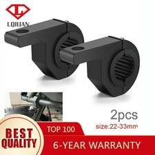 2PCS Motorcycle Spotlight  Headlight  Universal LED Light Bar bracket Mount Kit