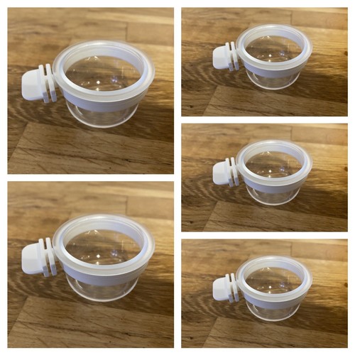 Cage bird feeders egg - 5,